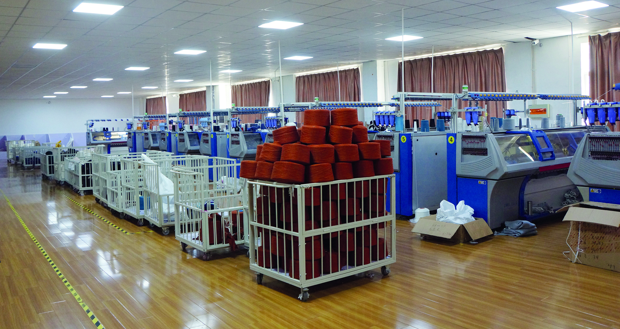 Changshu Zheng Xing Yuan Knitting Garment Co’s factory in Jiangsu Province in China. © STOLL.