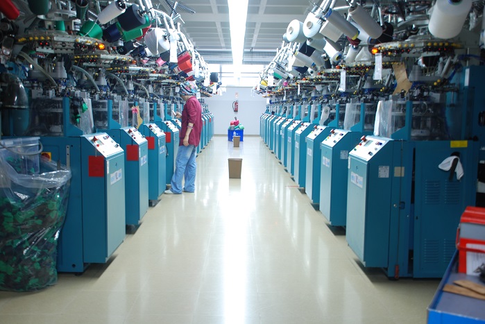 Oztas has increased its capacity by realizing a significant machinery investment this year. © Oztas Socks