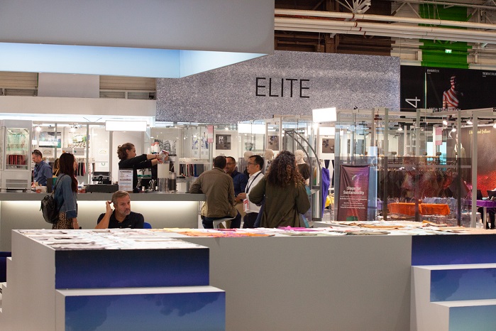 Elite at Texworld Paris. © Messe Frankfurt France 