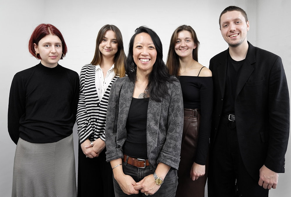 L”“R: Cecile Tulkens, Henrietta Johns, Nancy Johnston (Founder of Tengri), Zoe Atkinson and Christopher Ehrlich. © Tengri