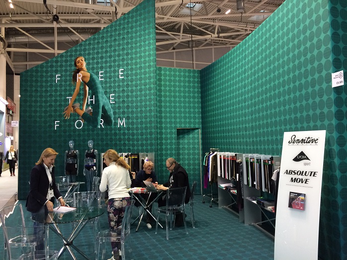 Eurojersey launching its new 2019 advertising campaign at ISPO 2019. © Knitting Industry