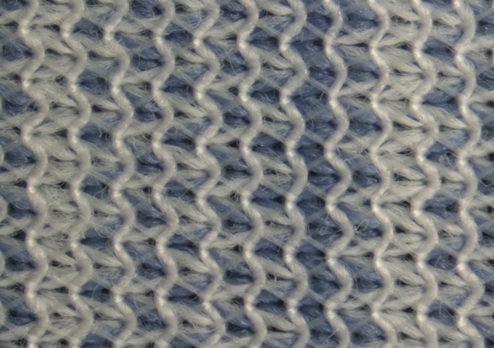 Design of a warp-knitted fabric for shirting. © Karl Mayer