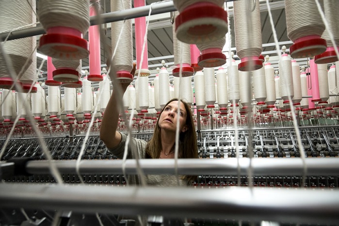 Spinning process at Varvaressos. © Varvaressos