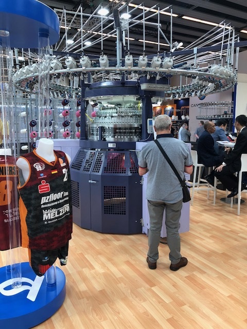 Terrot exhibiting at ITMA 2019. © Knitting Industry