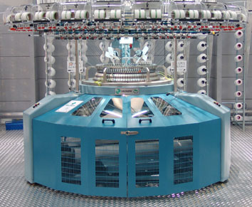 Santoni Atlas OpenWidth single jersey circular knitting machine