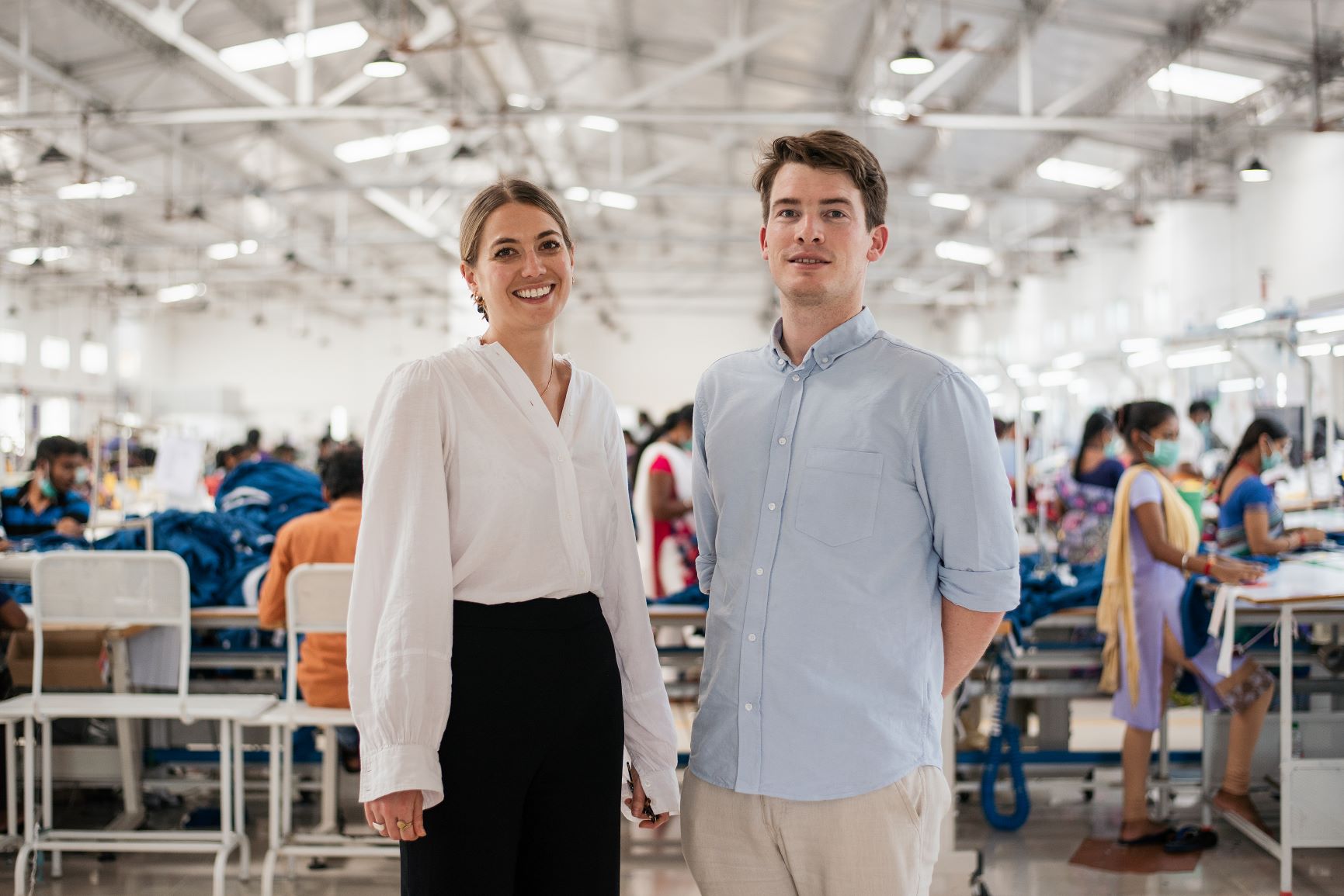 SupplyCompass co-founders Flora Davidson and Gus Bartholomew. © SupplyCompass.