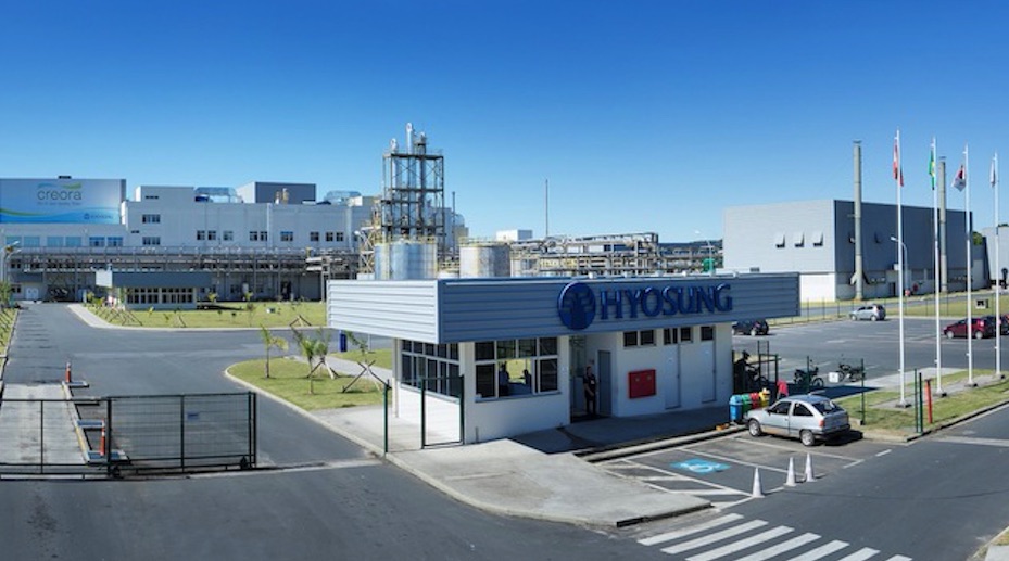 Hyosung’s creora elastane manufacturing facility based in Araquari (SC) Brazil.