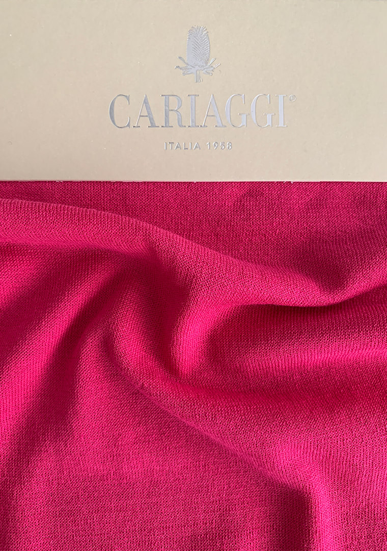 Cariaggi Whispers of Summer, lightweight worsted yarns bright colours in cashmere. © Pitti Immagine.
