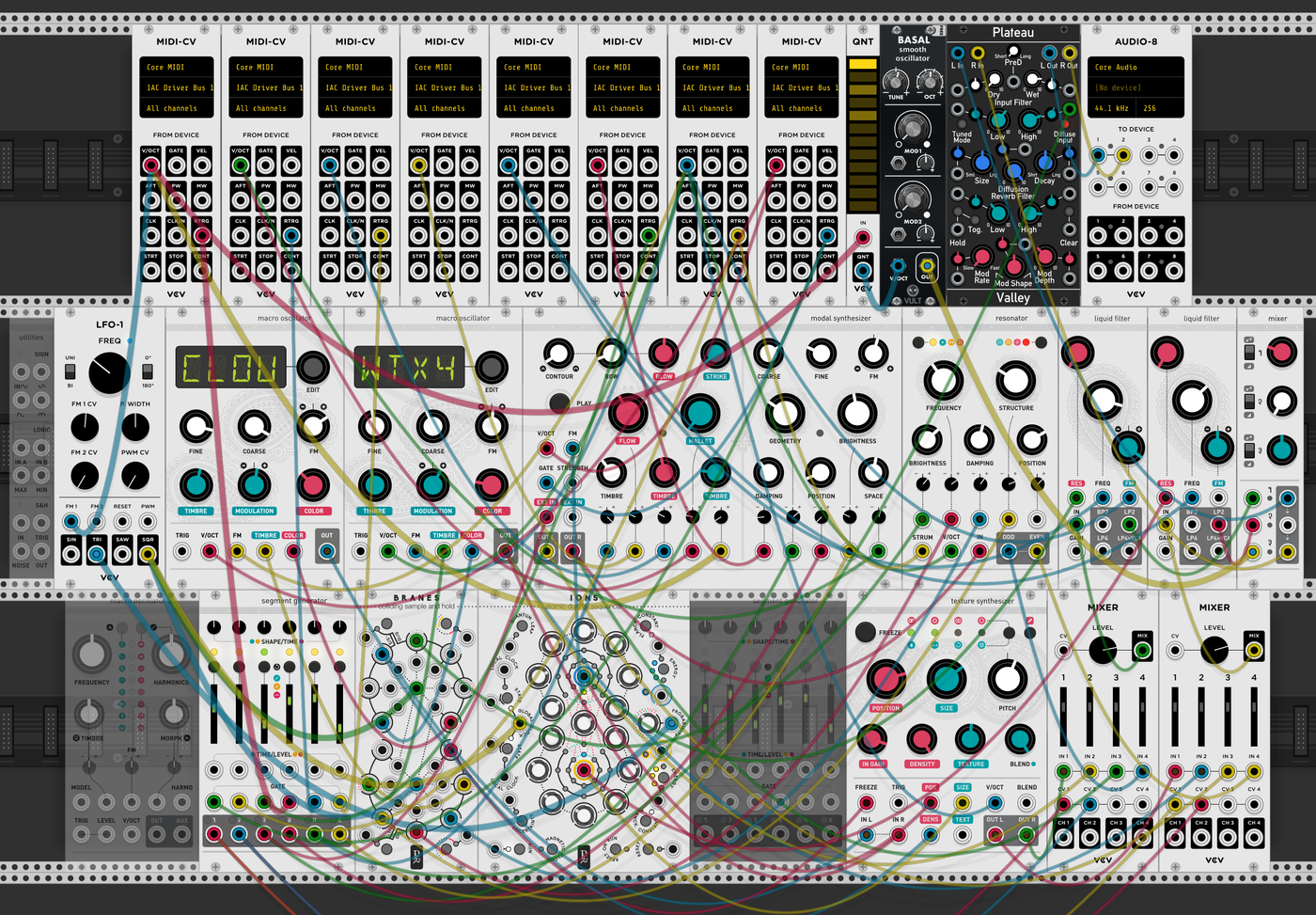 VCV Rack Synthesizer Modules. © Don Derek Haddad