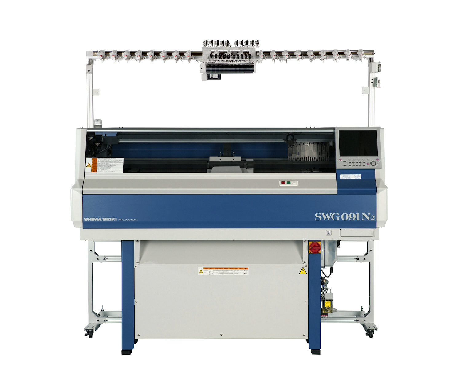 Also shown will be the SWG091N2 compact WHOLEGARMENT knitting machine. © Shima Seiki