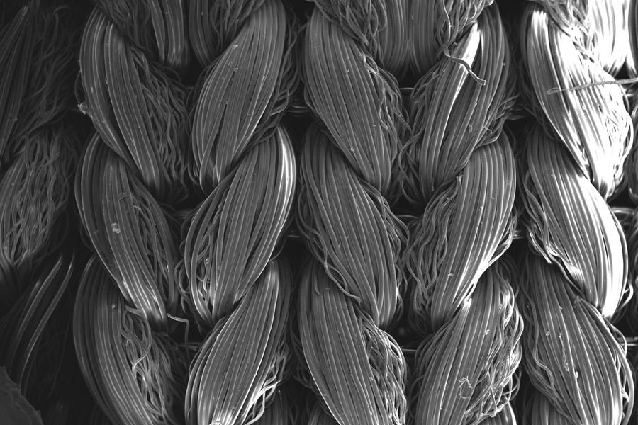 By incorporating a special type of plastic yarn and using heat to slightly melt it ” a process called thermoforming ” the researchers were able to greatly improve the precision of pressure sensors woven into multi-layered knit textiles, which they call 3DKnITS. © Irmandy Wicaksono | MIT