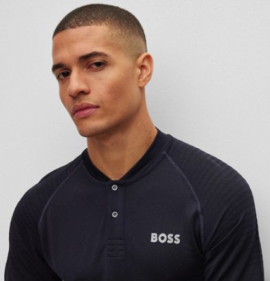 Hugo boss polyester shop polo
