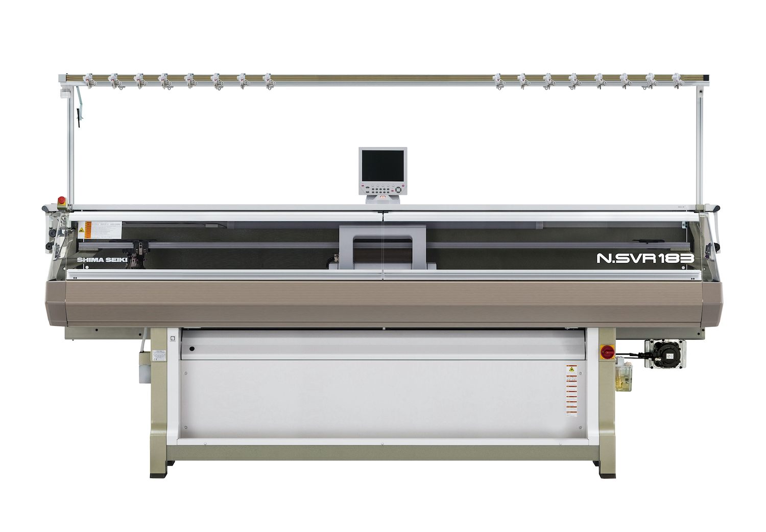 N.SVR183 WHOLEGARMENT knitting machine. © Shima Seiki