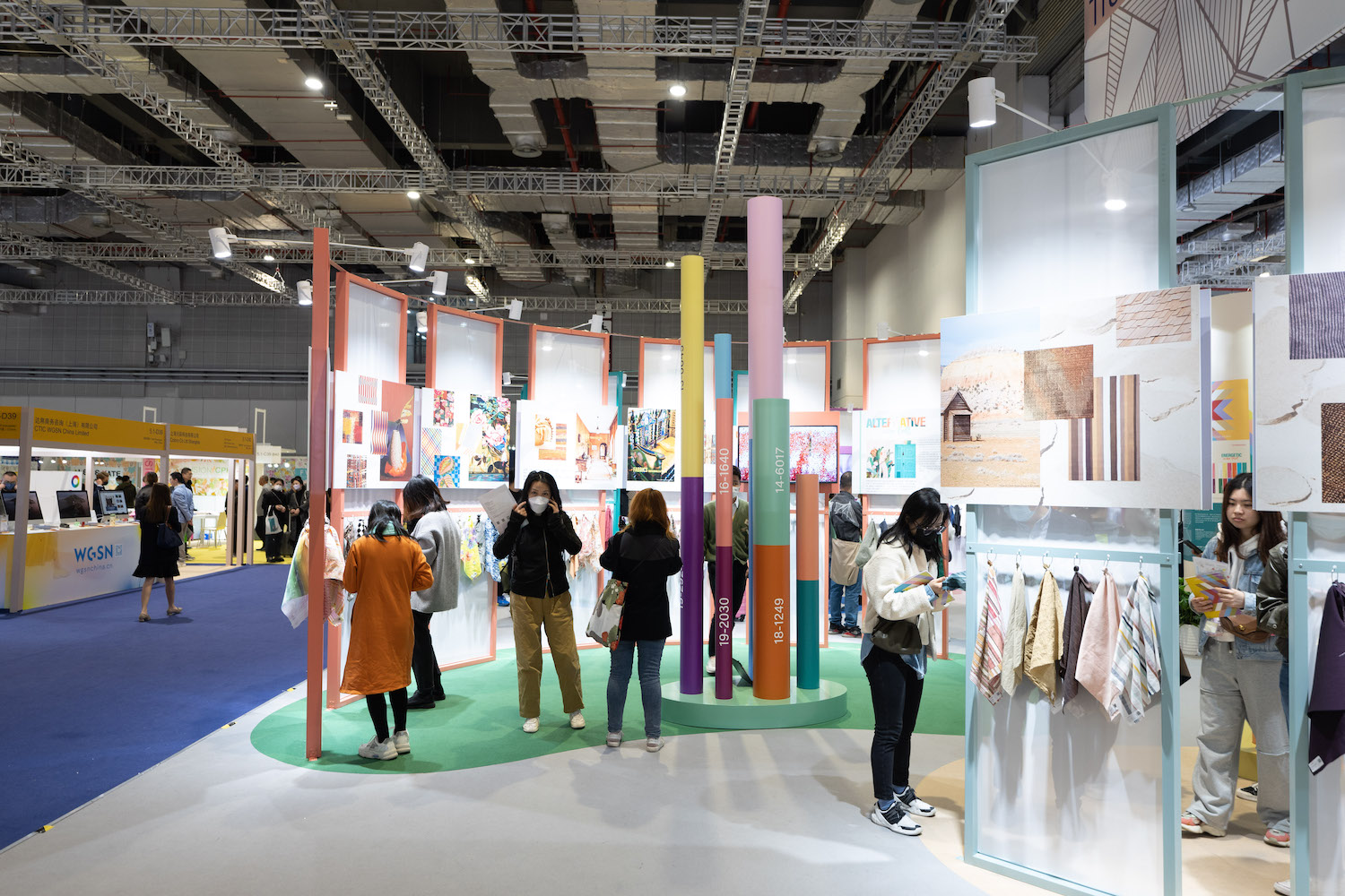 The Trend Forum ay this year’s Intertextile Shanghai Apparel Fabrics. © Messe Frankfurt GmbH