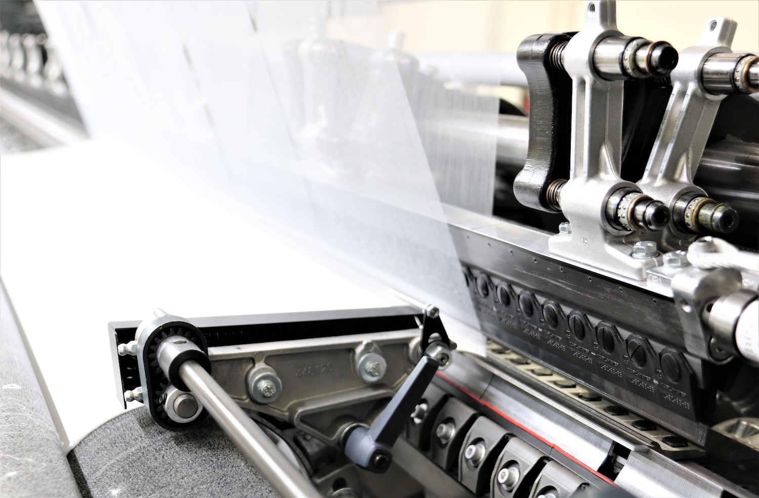 Circularity - warp knitting machine processing Lycra T400. © Karl Mayer Group