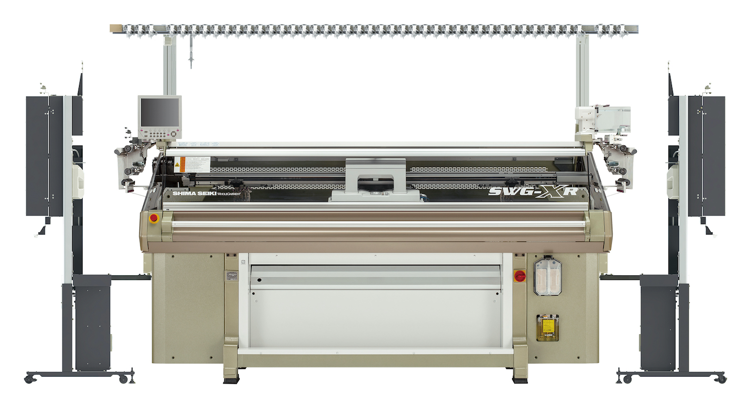 i-DYCS, a new option for the SWG-XR WHOLEGARMENT knitting machine. © Shima Seiki