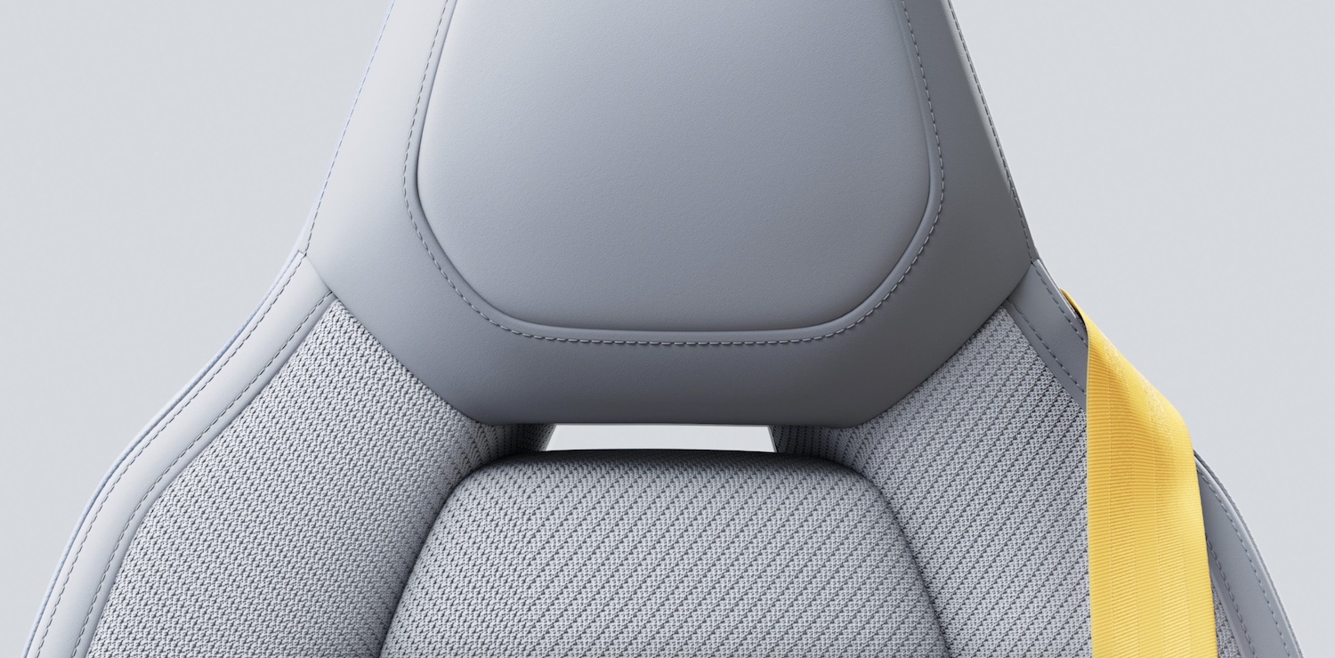 3D knitted Mist Tailored Knit for the Polestar 4. © Polestar