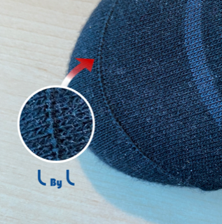 ‘LbyL’ (loop-by-loop) sock toe closing detail. © Loop Srl