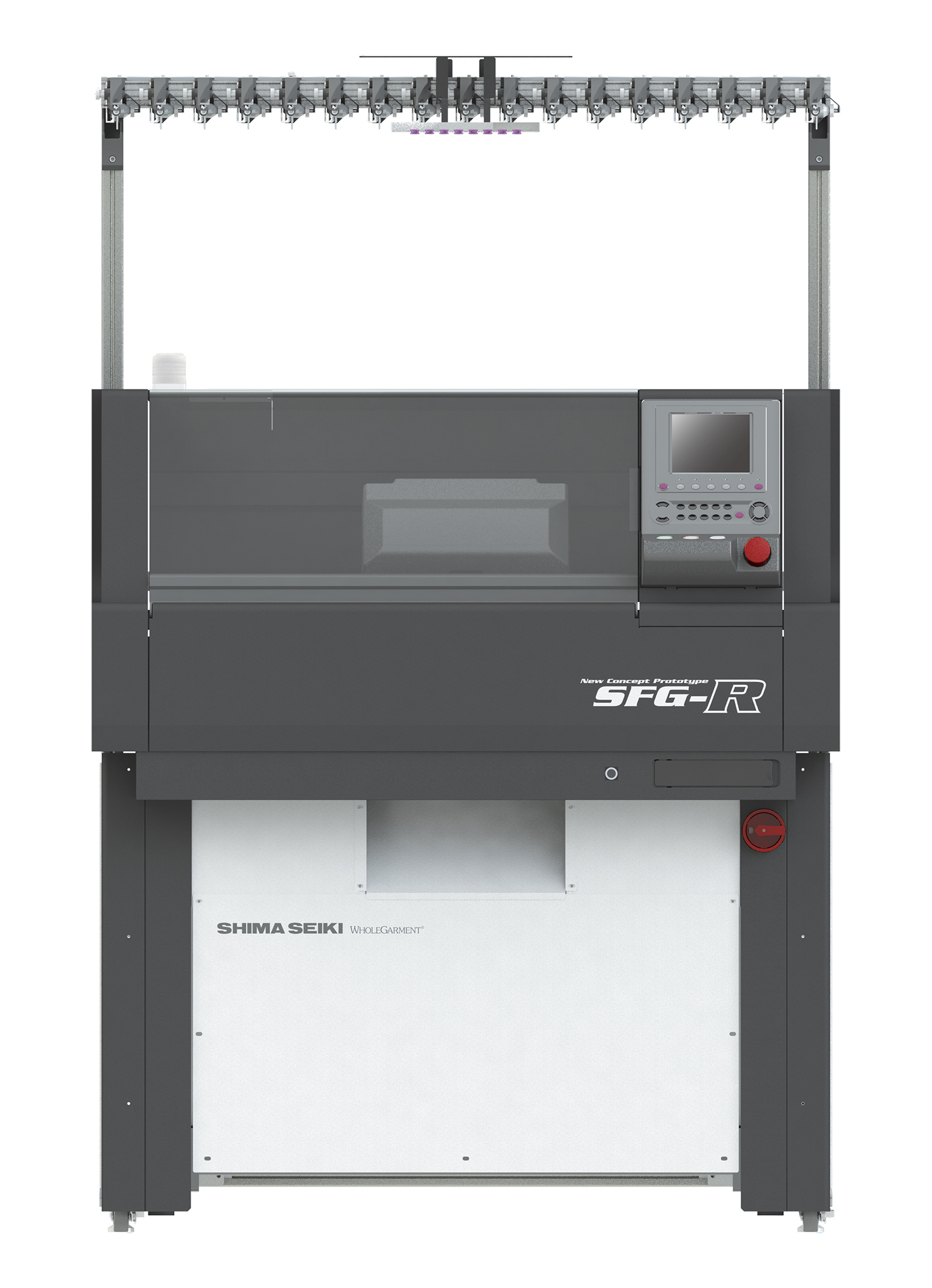 The new SFG-R glove knitting machine. © Shima Seiki