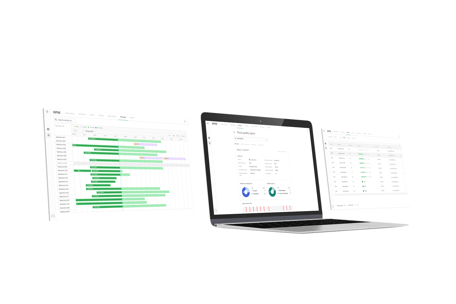 Quality reporting in a digital manufacturing environment. © Karl Mayer Group