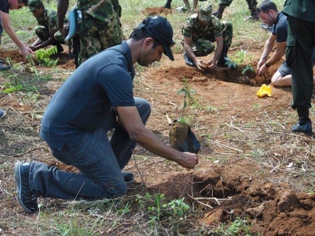 Over 16 hectares has been dedicated to developing a model forest to promote effective forest management and stewardship practices. © Ocean Lanka