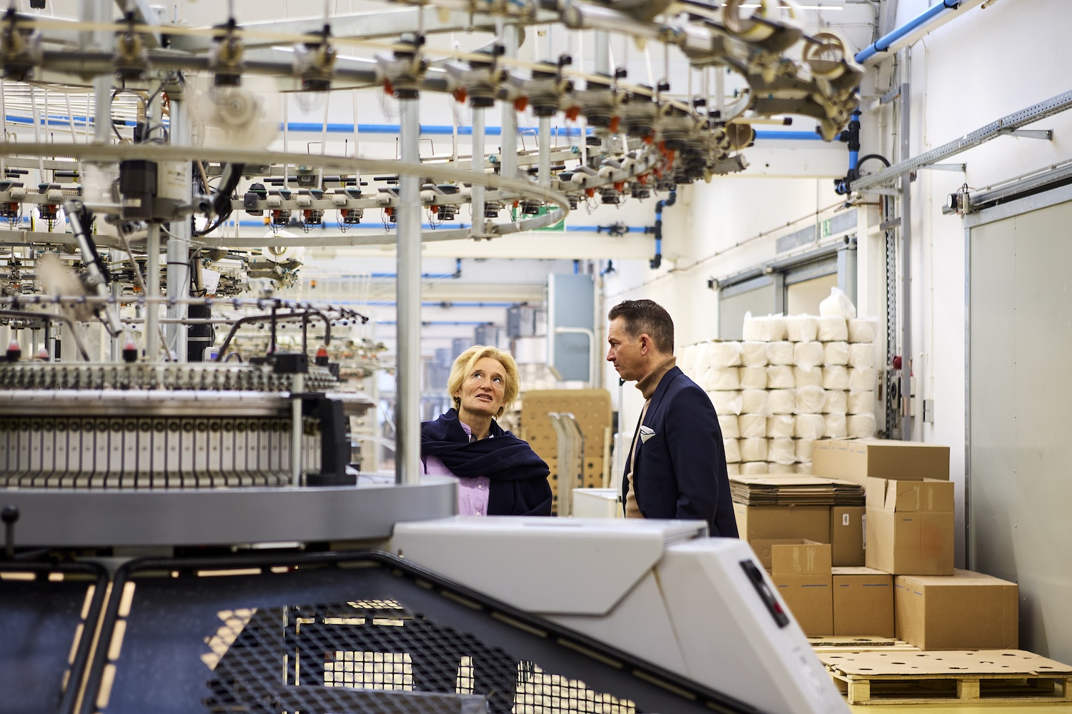 Taking the tour at Speidel in Bodelshausen. © Mayer & Cie.