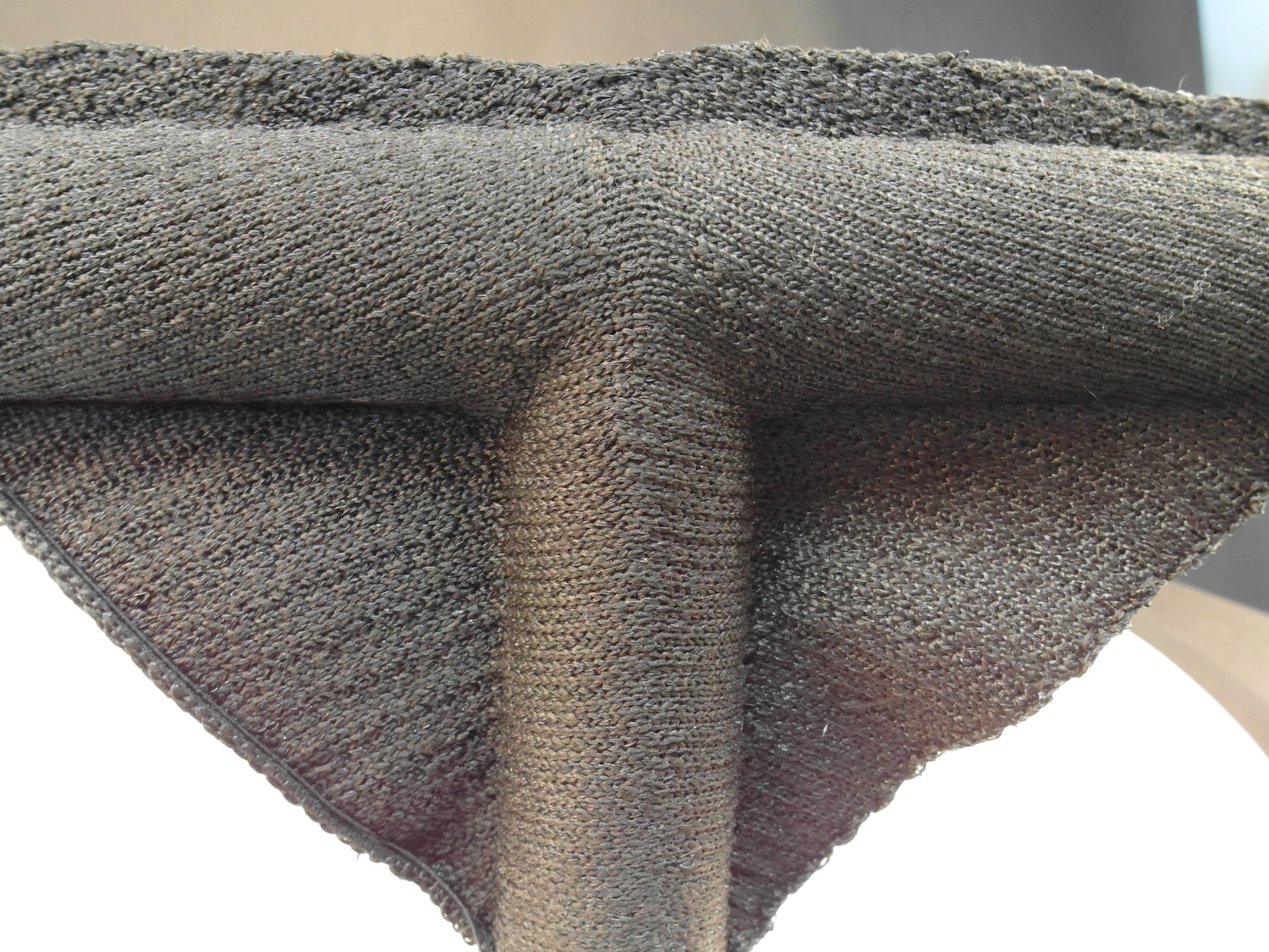 Knit-to-shape product knitted on a Stoll flat knitting machine. © Karl Mayer Group