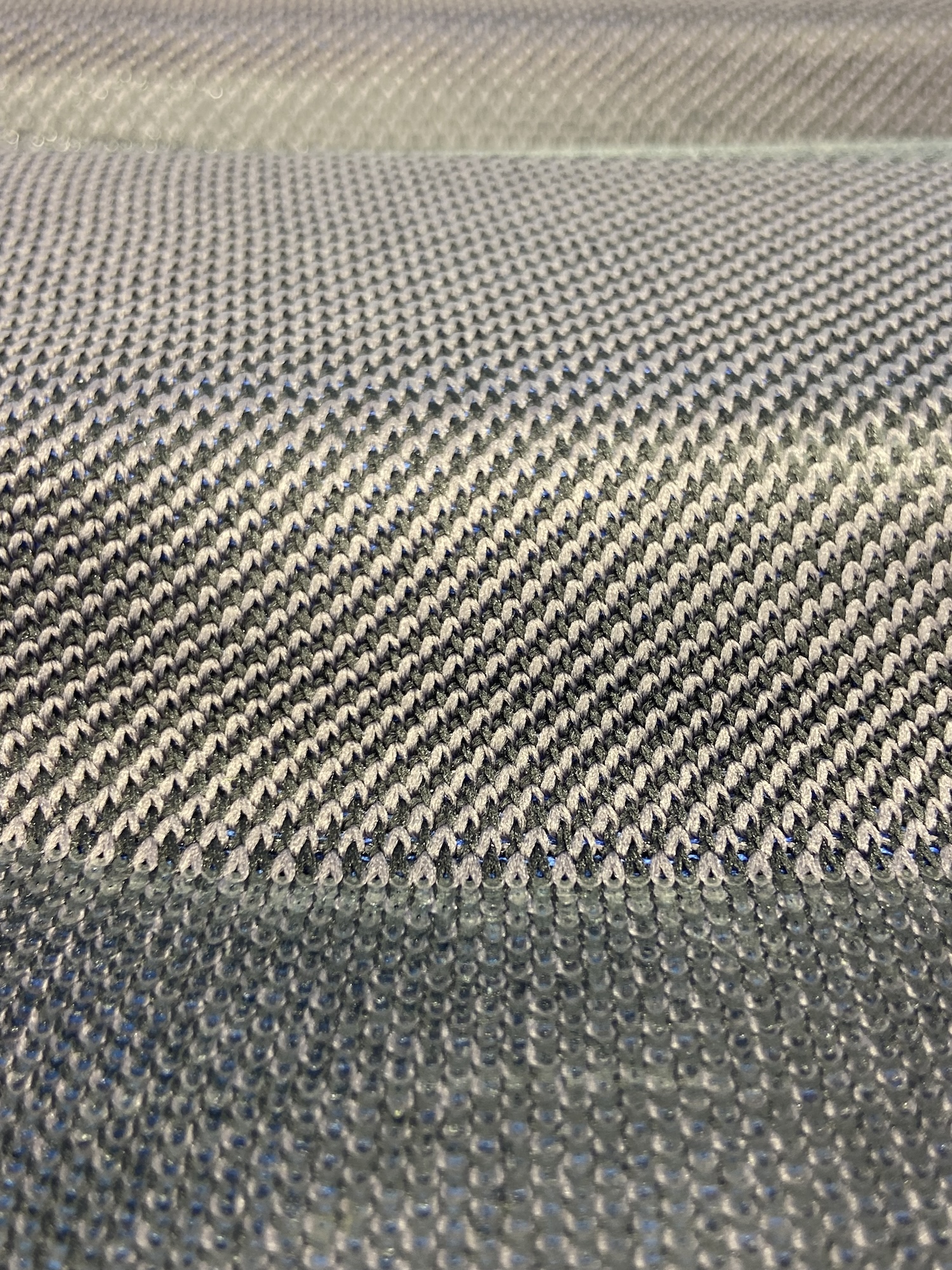 Flat knit with thermoplastic component in the lower section. © Karl Mayer Group