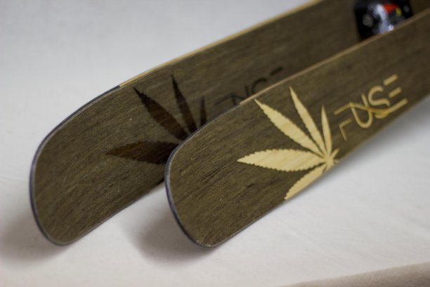 The HempSki project aims to develop a solution that makes it possible to manufacture skis using materials from renewable raw materials and waste streams on an industrial scale. © Fuse GmbH