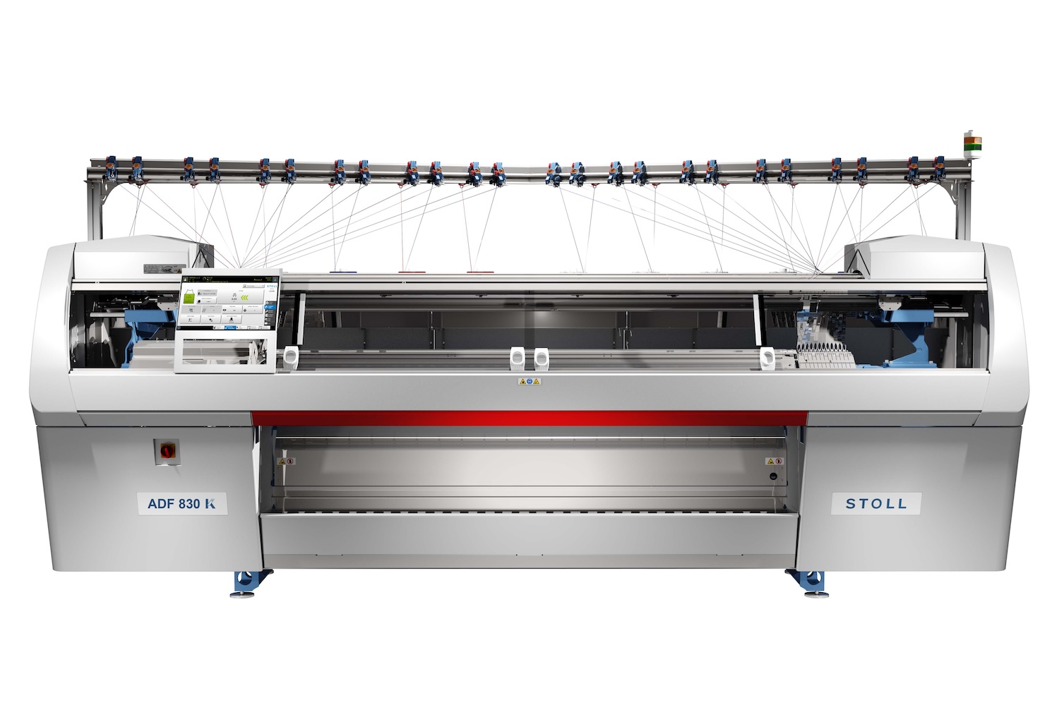 One of Stoll's machines for the VORN - The Berlin Fashion Hub project. © Karl Mayer Stoll