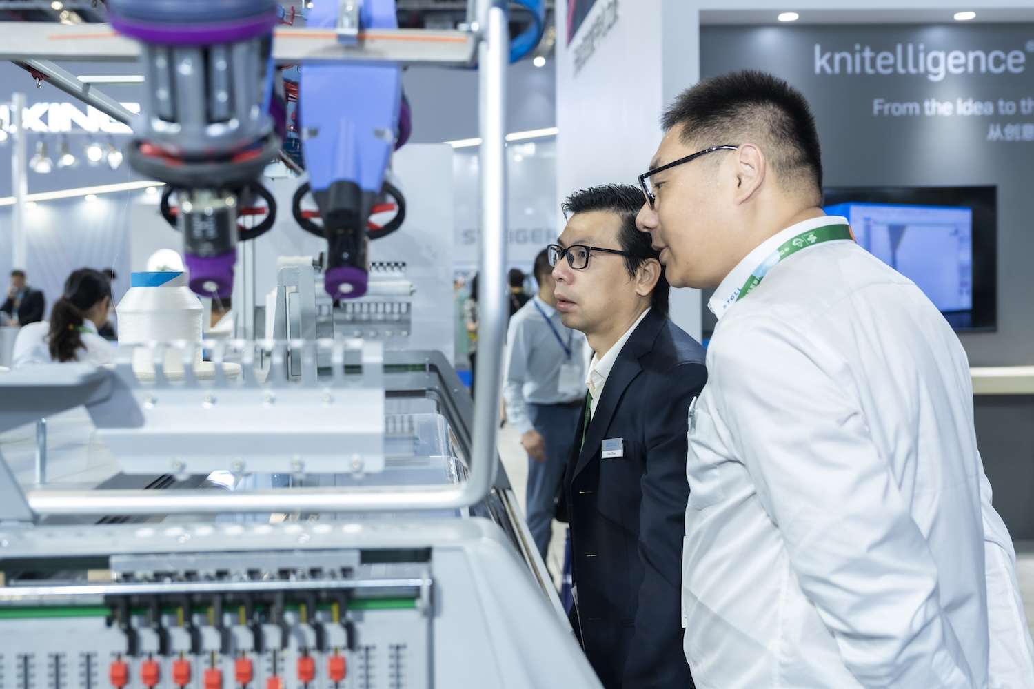 Stoll’s CMS 503 ki L machine. © Karl Mayer Group