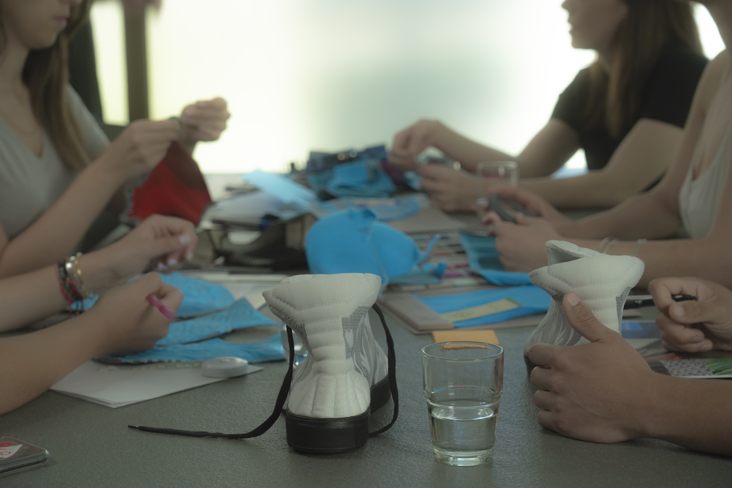 The team in Athens is passionate about creating the link between material sourcing, research, design, engineering, manufacturing and consulting on the full process of any knit product development cycle. © Athens Knit Lab