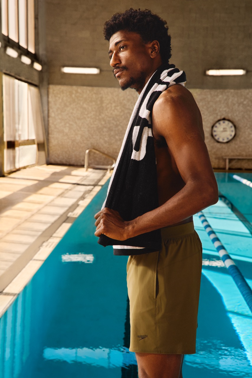 Surf-style trends are also being supported by Speedo’s introduction of the Lookout Volley 16” men’s board short. © Hyosung