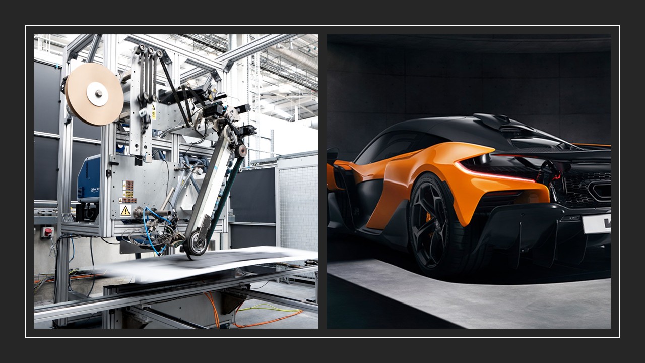 Cygnet Texkimp’s ART rapid tape-deposition system is employed in the production of components for supercar such as the McLaren W1. © BTMA Cygnet Texkimp’s ART rapid tape-deposition system is employed in the production of components for supercar such as the McLaren W1. © BTMA