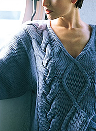 NSES122CS cable sweater